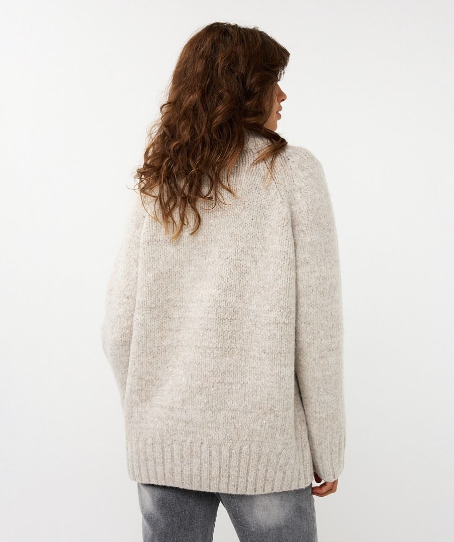 Embellished Feather Cardigan