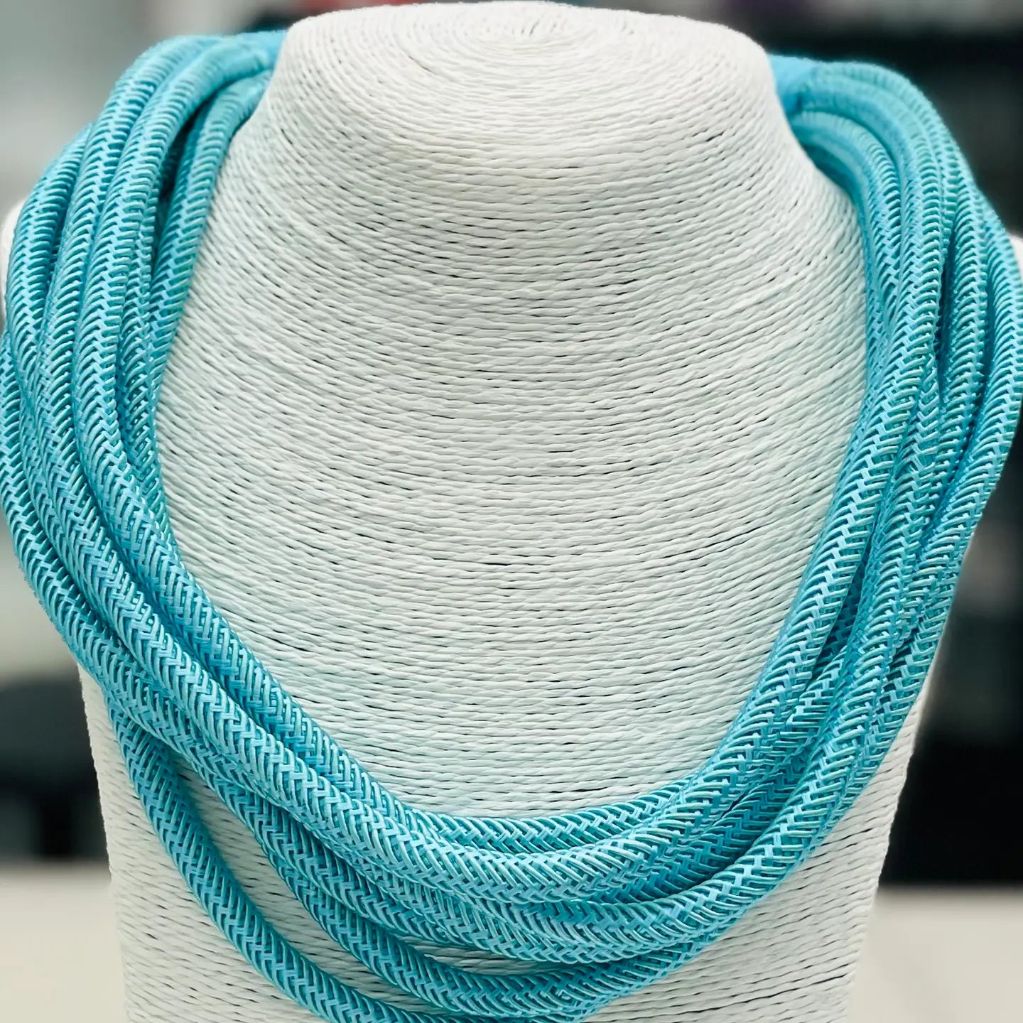 Slub Eight-Strand Rope  Necklace