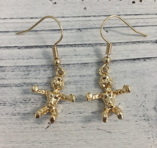 King Cake Baby Earrings