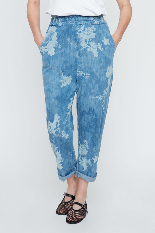 Printed Denim Jean