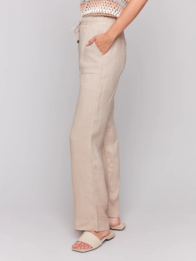 Linen Wide Leg Pant