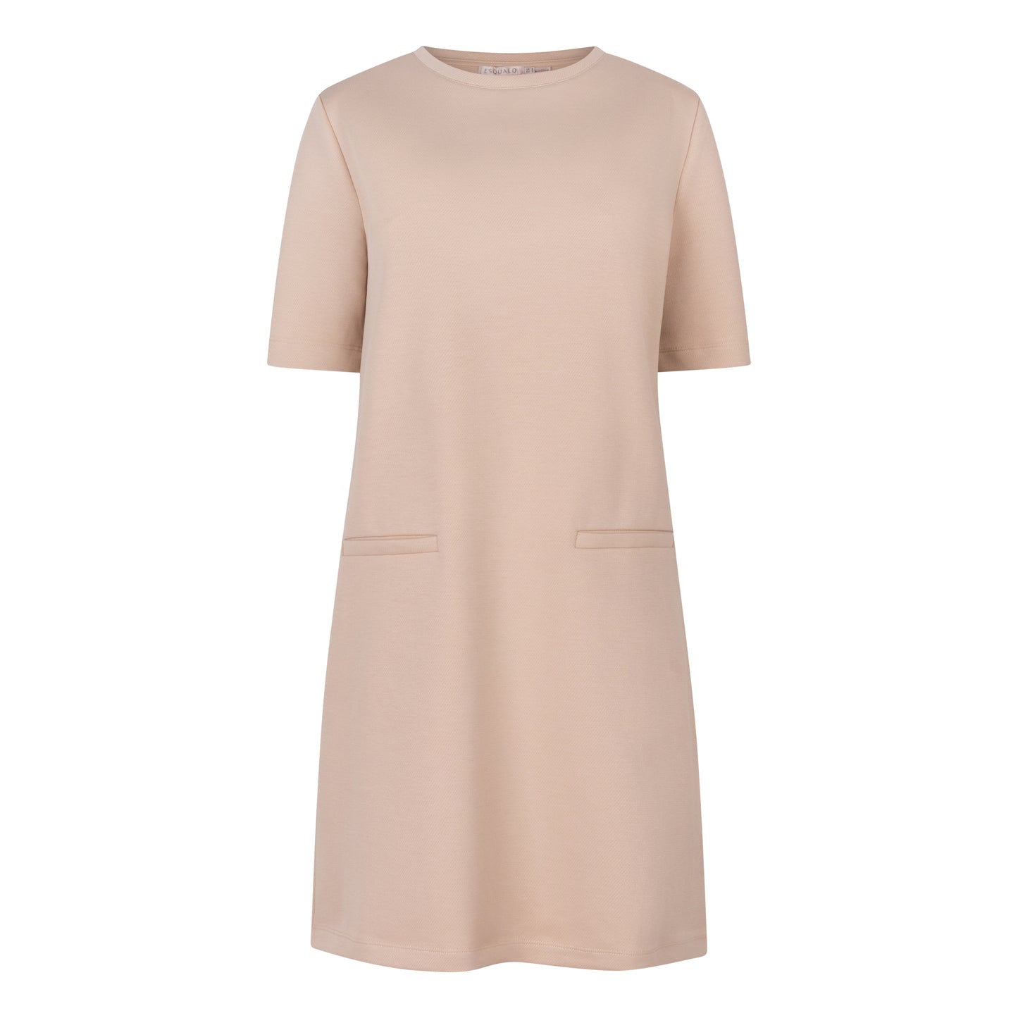 Modal Round Neck Dress with Pockets